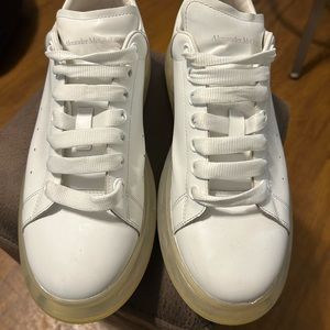 Alexander McQueen oversized sneakers. White male US size 10.